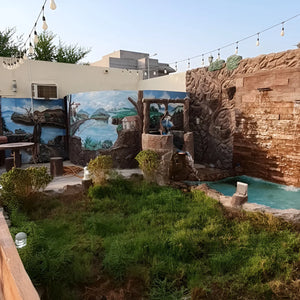Recharge in serenity at Dhakira Resort — a family-friendly retreat in Qatar with a pool, outdoor fun, and space to relax, play, and reconnect.