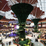 Visitors enjoying a luxury shopping experience in Doha, browsing high-end boutiques and exclusive stores.
