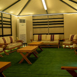 Unwind with loved ones at Ghatha Resort — a private, family-friendly retreat in Qatar featuring a pool, BBQ setup, and traditional majlis spaces for fun and relaxation.